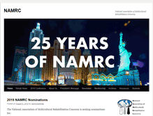 Tablet Screenshot of namrc.org